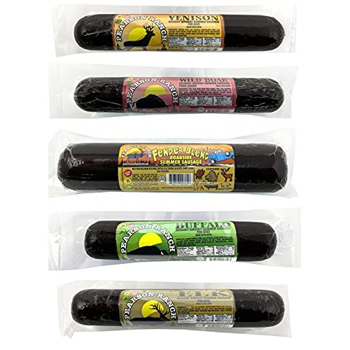 Pearson Ranch Game Meat Hickory Smoked Summer Sausage Variety Pa