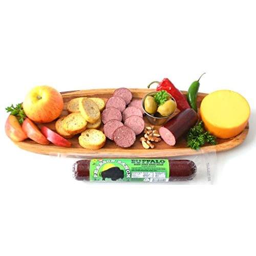 Pearson Ranch Game Meat Summer Sausage Variety Pack of 3 – Elk, ...