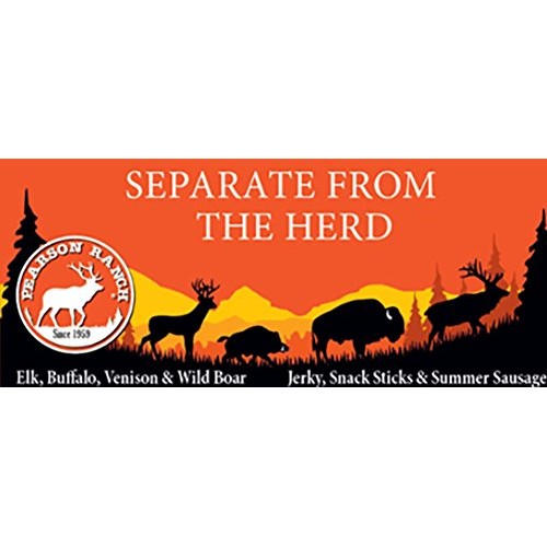 Pearson Ranch Game Meat Summer Sausage Variety Pack of 3 – Elk, ...