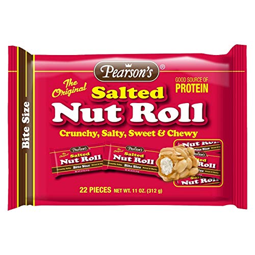 Pearsons Salted Nut Roll Bite Size 22 Pieces 11Oz.