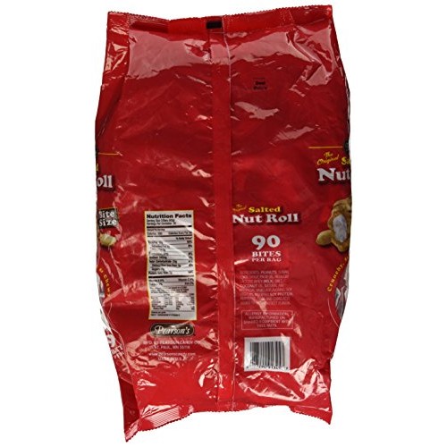 Pearsons Salted Nut Roll, Bite Size - 90 Count