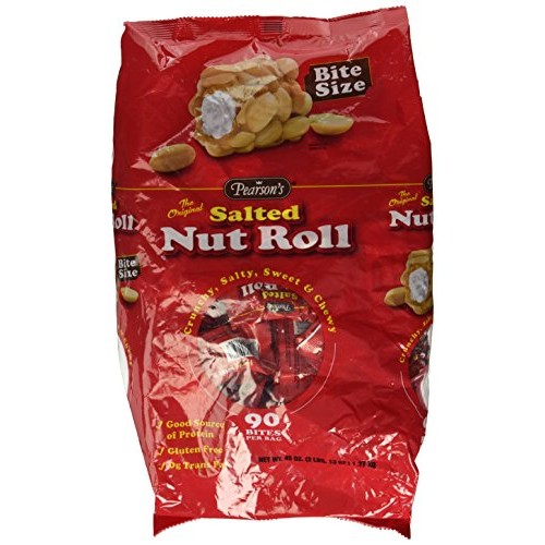 Pearsons Salted Nut Roll, Bite Size - 90 Count