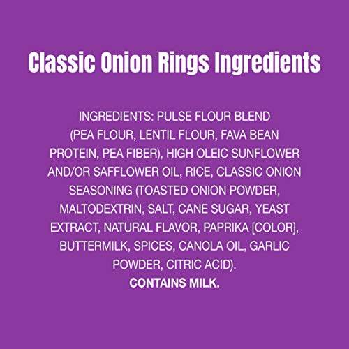 Peatos Crunchy Rings Snacks, Classic Onion, .6 Ounce 15 Count,