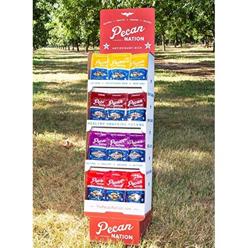 Pecan Nation Cinnamon Flavored Roasted Pecan Halves 4 Oz., Natur