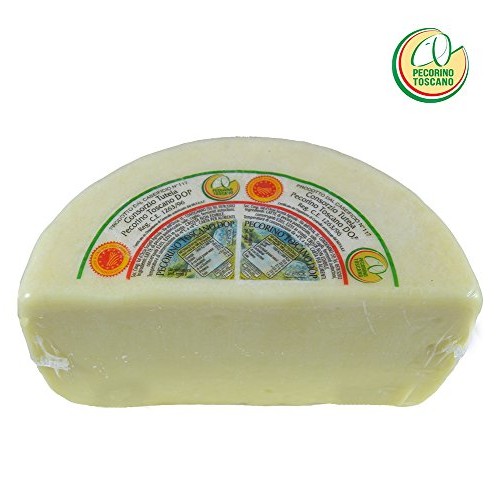 Pecorino Toscano Pdo - Sheep Cheese - Half Wheel 2.4 Lbs/Kg. 1.1
