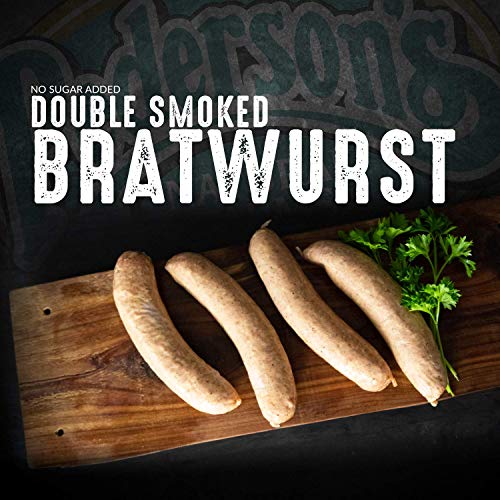 Pedersons Farms No Sugar Added Double Smoked Pork Bratwurst Lin...