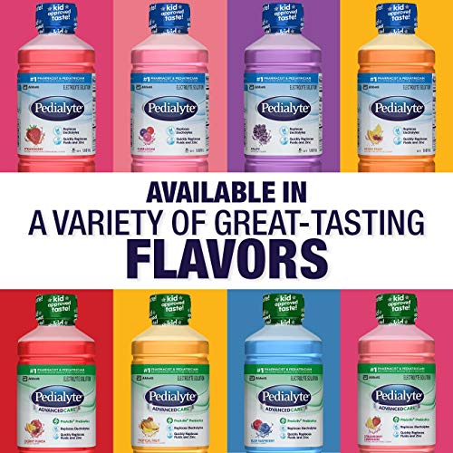 Pedialyte Advancedcare Electrolyte Solution, 1 Liter, 8 Count, W