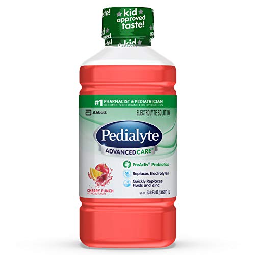Pedialyte Advancedcare Electrolyte Solution, 1 Liter, 8 Count, W