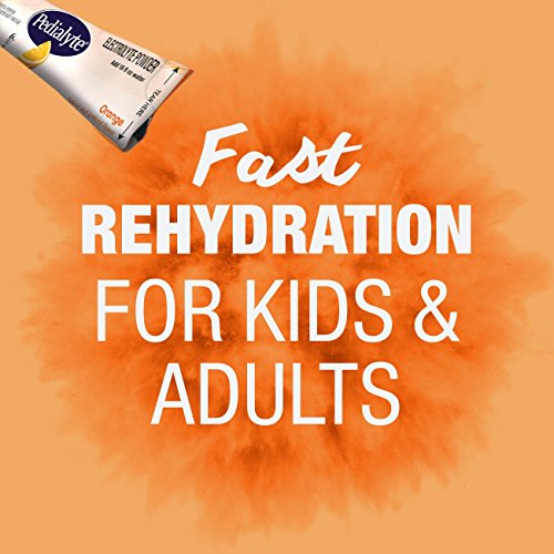 Pedialyte Electrolyte Powder, Orange, Electrolyte Hydration Drin