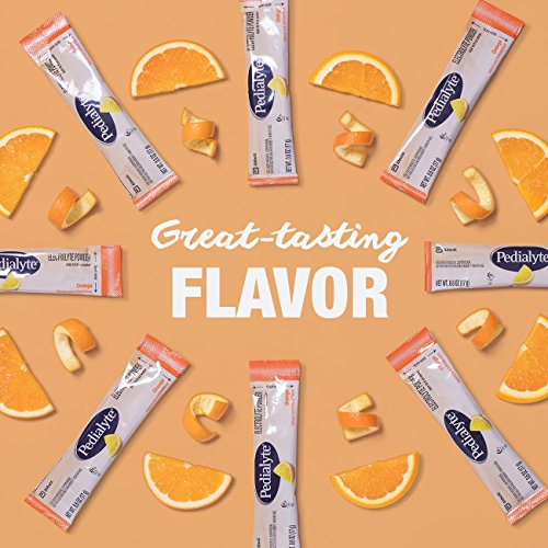 Pedialyte Electrolyte Powder, Orange, Electrolyte Hydration Drin