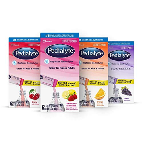 Pedialyte Electrolyte Powder, Variety Pack Flavor Bundle, Electr