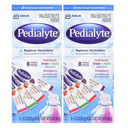 Pedialyte Oral Electrolyte Powder, Variety Flavor 8 Count Pack