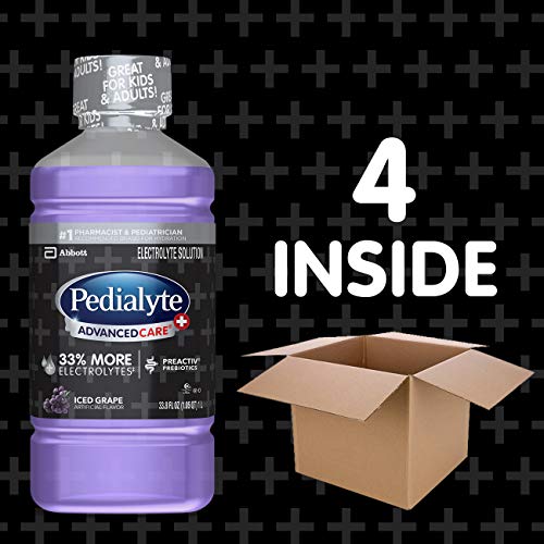 Pedialyte Advancedcare+ Electrolyte Drink, 1 Liter, With 33% Mor