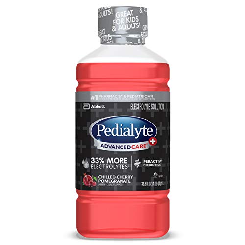 Pedialyte Advancedcare Plus Electrolyte Drink, 1 Liter, 4 Count,