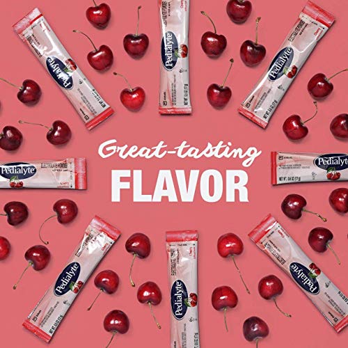 Pedialyte Electrolyte Powder, Cherry, Electrolyte Hydration Drin