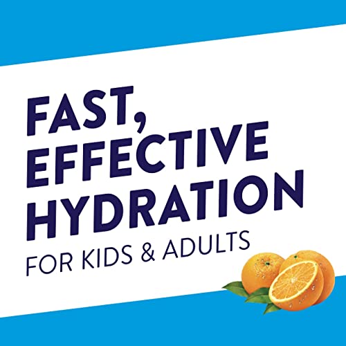 Pedialyte Electrolyte Powder Packets, Orange, Hydration Drink, 6