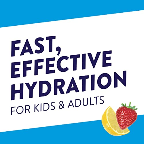 Pedialyte Electrolyte Powder Packets, Strawberry Lemonade, Hydra
