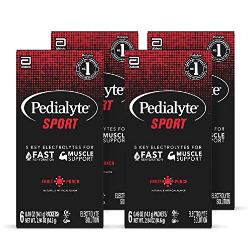 Pedialyte Sport Electrolyte Powder, Fast Hydration With 5 Key El