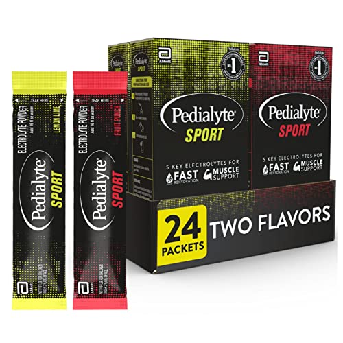 Pedialyte Sport Electrolyte Powder, Fast Hydration With 5 Key El