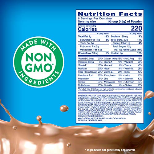 Pediasure Grow And Gain Non-Gmo And Gluten-Free Shake Mix Powder