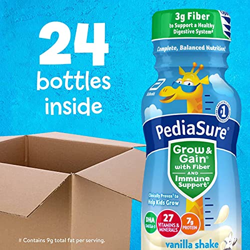 Pediasure Grow &Amp; Gain With Fiber, Kids’ Nutritional Shake, With