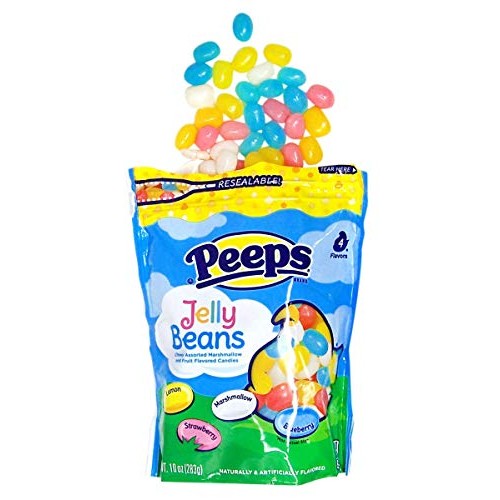 Easter Peeps Jelly Beans With Assorted Marshmallow Fruit Flavore