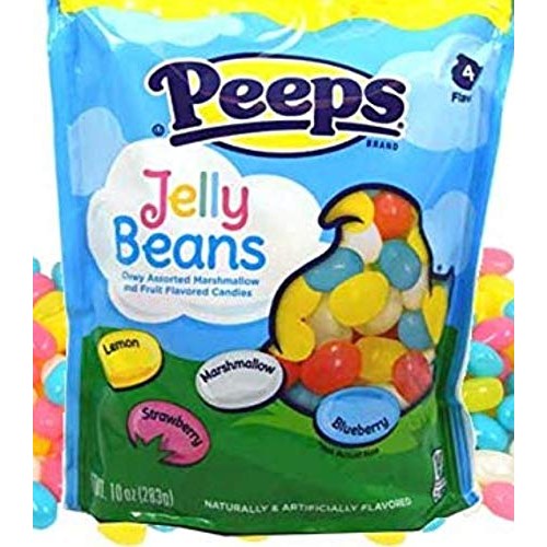 Easter Peeps Jelly Beans With Assorted Marshmallow Fruit Flavore