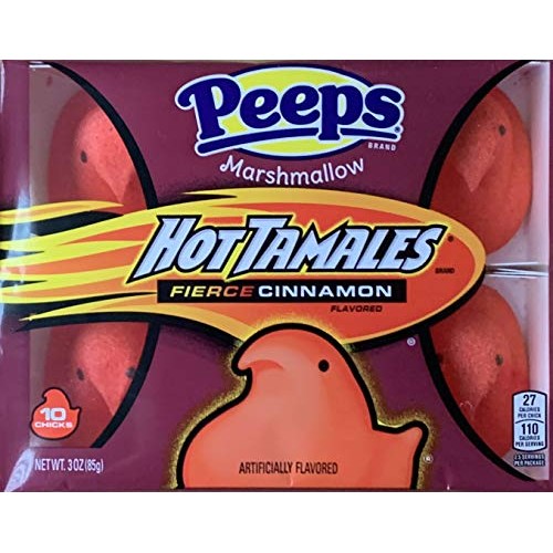 Peeps Marshmallow Hot Tamales Fierce Cinnamon Flavored Pack Of 1