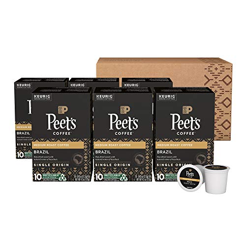 Peet’S Coffee Brazil Minas Naturais K-Cup Coffee Pods For Keurig