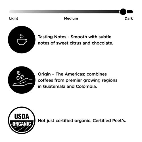 Peet’s Coffee Organic Alma De La Tierra K-Cup Coffee Pods for Ke...