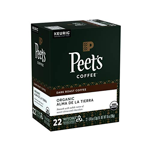 Peet’s Coffee Organic Alma De La Tierra K-Cup Coffee Pods for Ke...