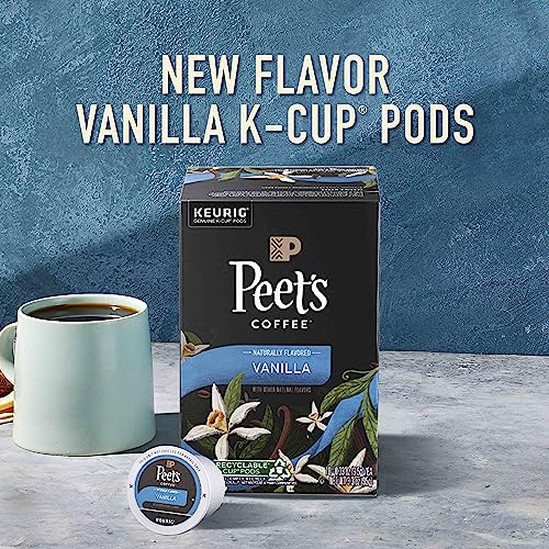 Peet’s Coffee, Vanilla Cinnamon - Flavored Coffee, 10 K-Cup Pods...