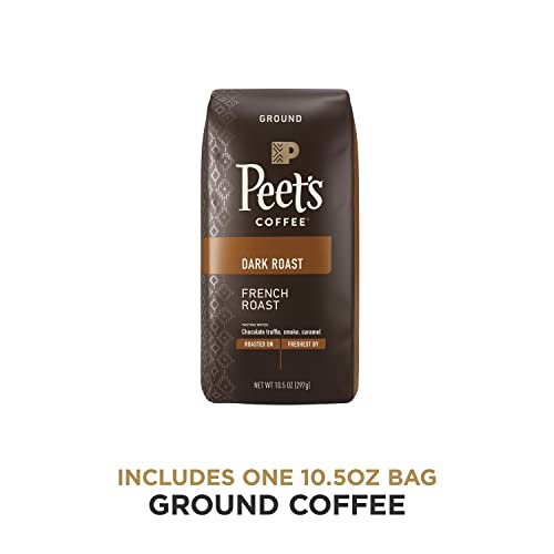 Peets Coffee & Tea, Coffee French Roast Ground, 10.5 Ounce