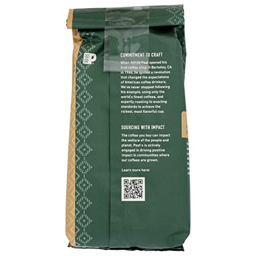 Peets Coffee & Tea Organic Alameda Morning Blend Medium Roast C...