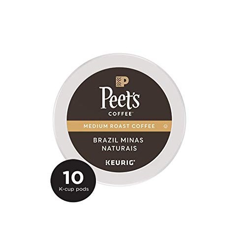 Peets Coffee Brazil Minas Naturais Medium Roast Coffee K-Cup Co