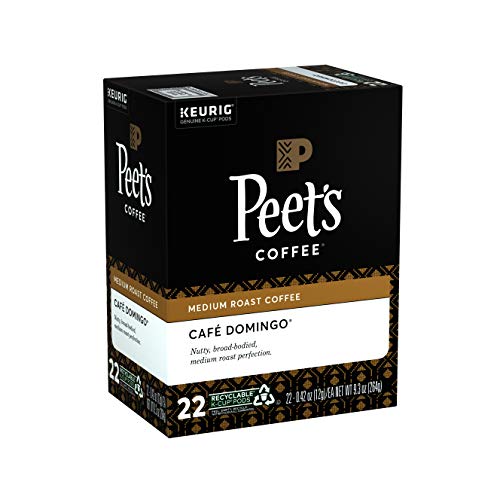 Peets Coffee Café Domingo, Medium Roast, 22 Count Single Serve ...