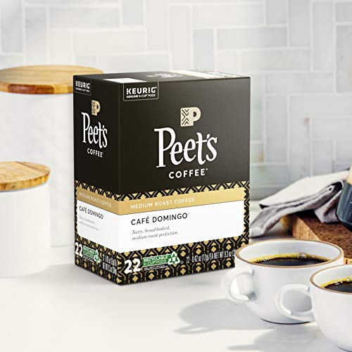 Peets Coffee Café Domingo, Medium Roast, 22 Count Single Serve ...