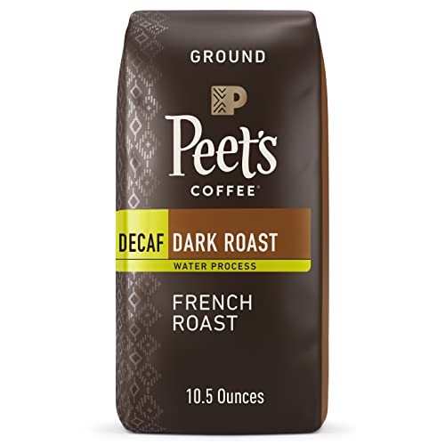 Peets Coffee, Dark Roast Decaffeinated Ground Coffee - Decaf Fr...