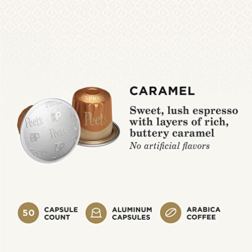 Peets Coffee, Dark Roast Espresso Capsules Compatible with Nesp...