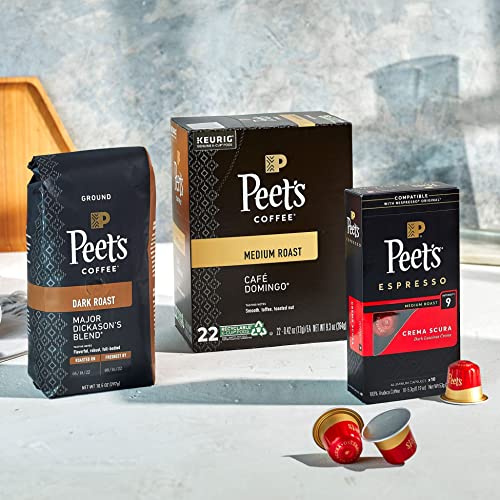 Peets Coffee, Dark Roast Espresso Capsules Compatible with Nesp...