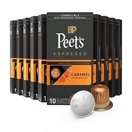 Peets Coffee, Dark Roast Espresso Capsules Compatible with Nesp...