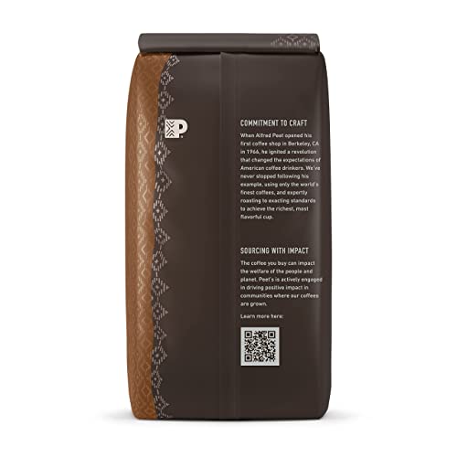 Peets Coffee, Dark Roast Ground Coffee - French Roast 18 Ounce Bag