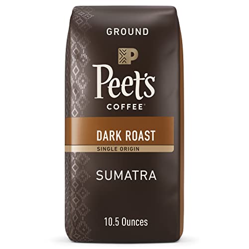 Peets Coffee, Dark Roast Ground Coffee - Single Origin Sumatra ...