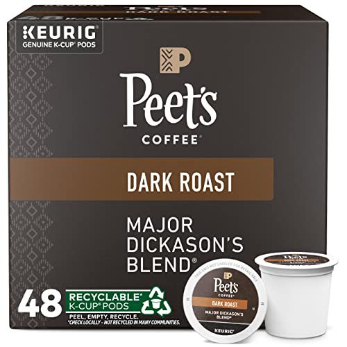 Peets Coffee, Dark Roast K-Cup Pods for Keurig Brewers - Major ...