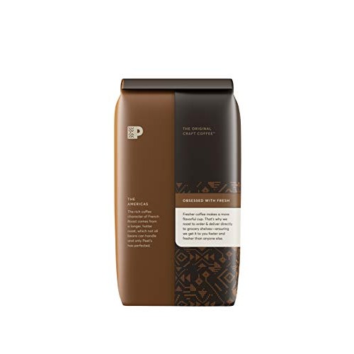 Peets Coffee Decaf Major Dickasons Blend, Dark Roast Ground Co