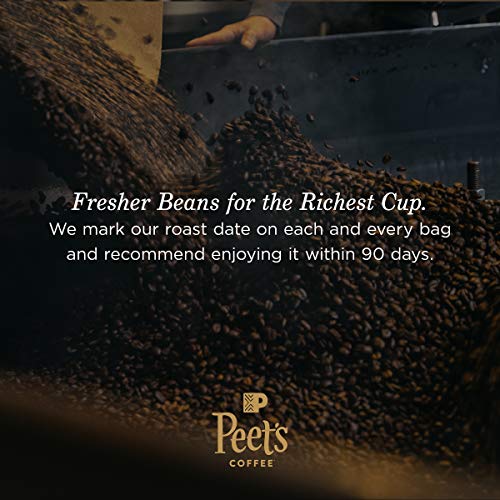 Peets Coffee Decaf Major Dickasons Blend, Dark Roast Ground Co