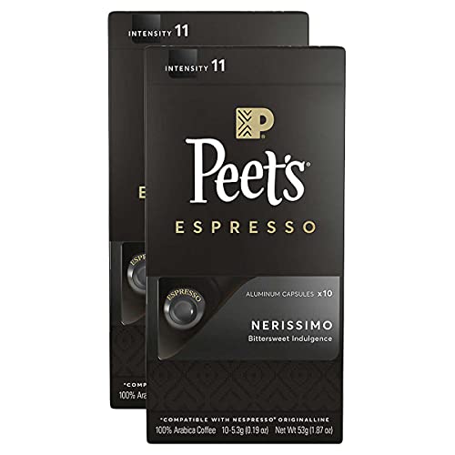 Peets Coffee Espresso Capsules Variety Pack 20 Each 80 Count ...