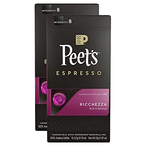 Peets Coffee Espresso Capsules Variety Pack 20 Each 80 Count ...