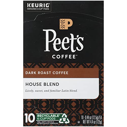 Peets Coffee House K Cup Coffee Pods for Keurig Brewers, Dark R...