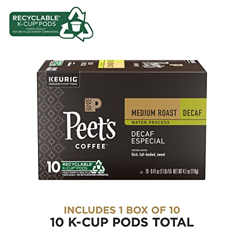 Peets Coffee K-Cup Single Serve Pack for Keurig Brewers, Decaff...